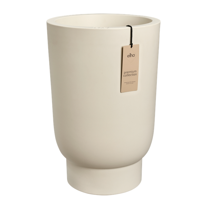 amber grail high 40cm linen white